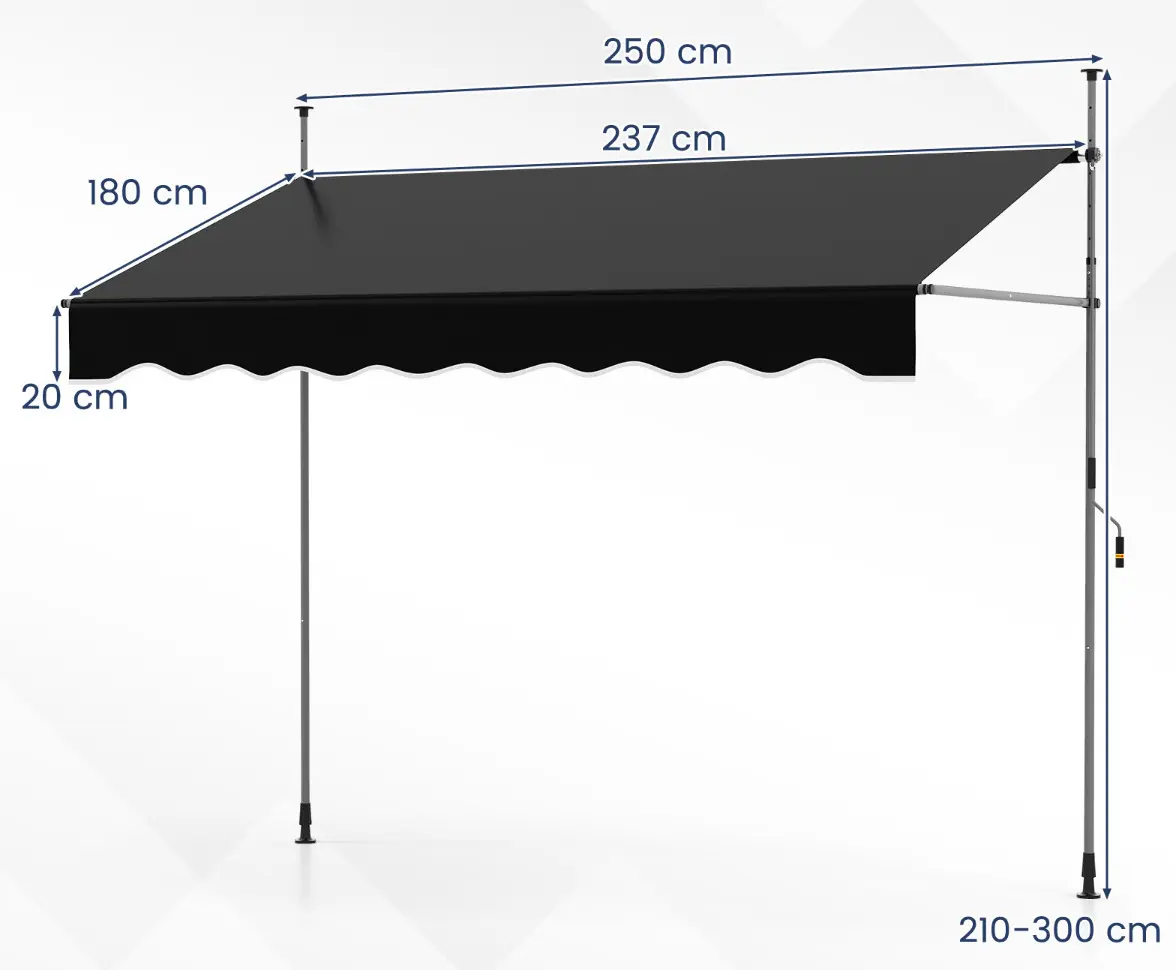 Copertina Costway NP12433BK (Black) - 2