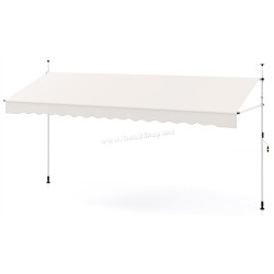 Тент пристенный Costway NP12438WH (White)