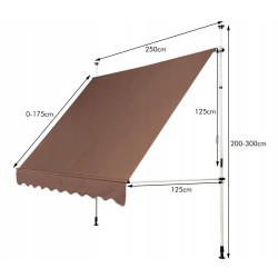 Copertina Costway OP70317CF (Brown) Thumb