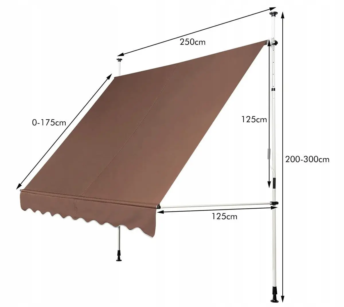 Copertina Costway OP70317CF (Brown) - 2