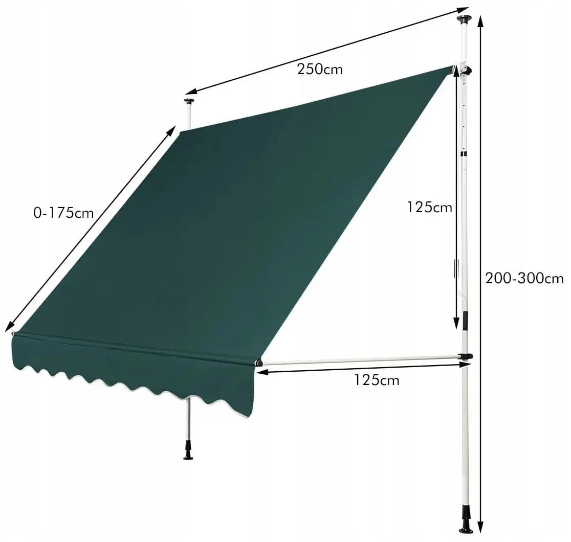 Маркиза Costway OP70317LS (Green) - 3