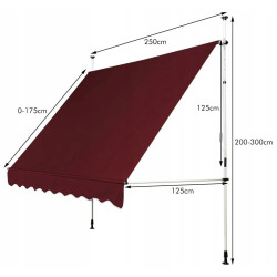 Copertina Costway OP70317WN (Red) Thumb