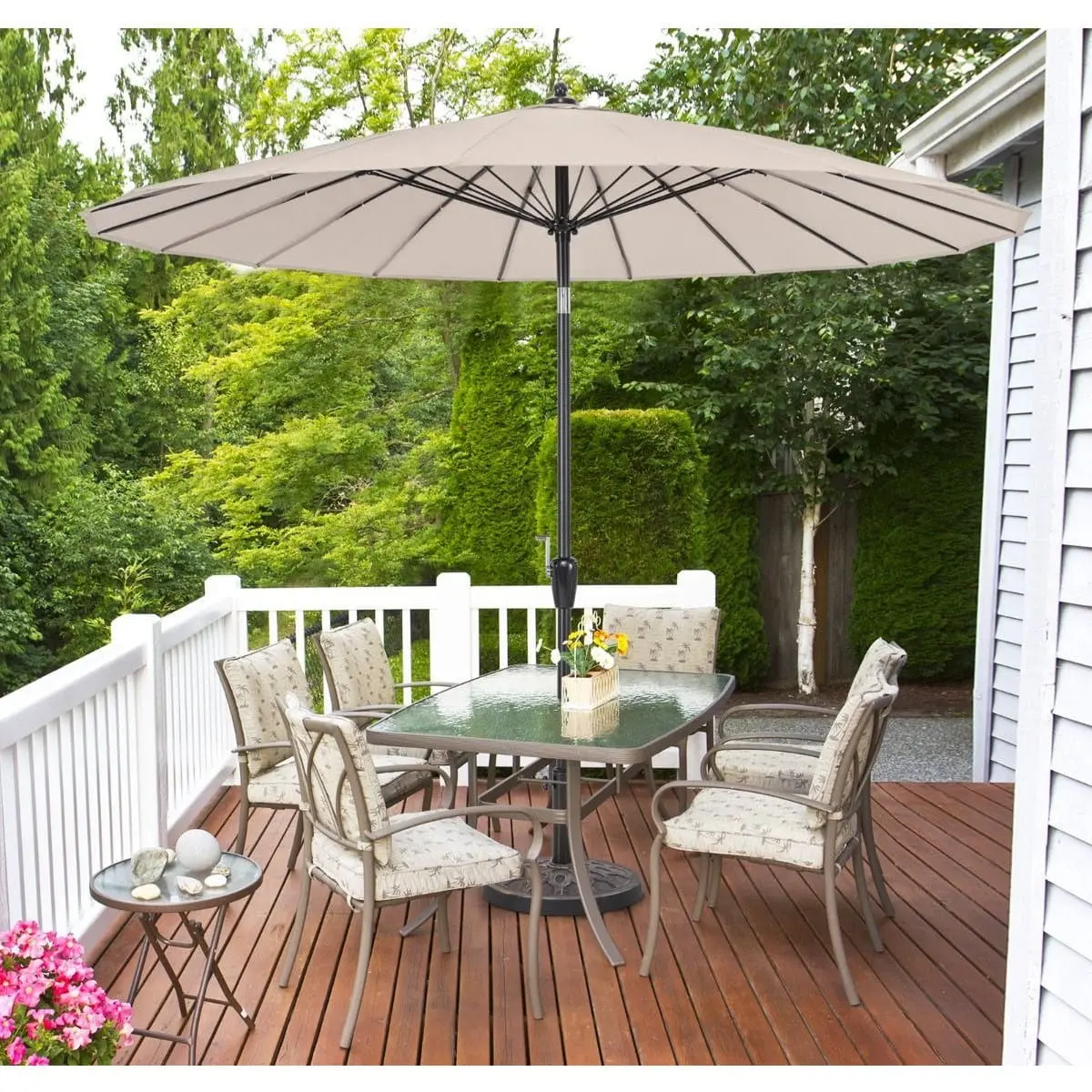 Umbrela de soare Costway NP11544MS (Beige)