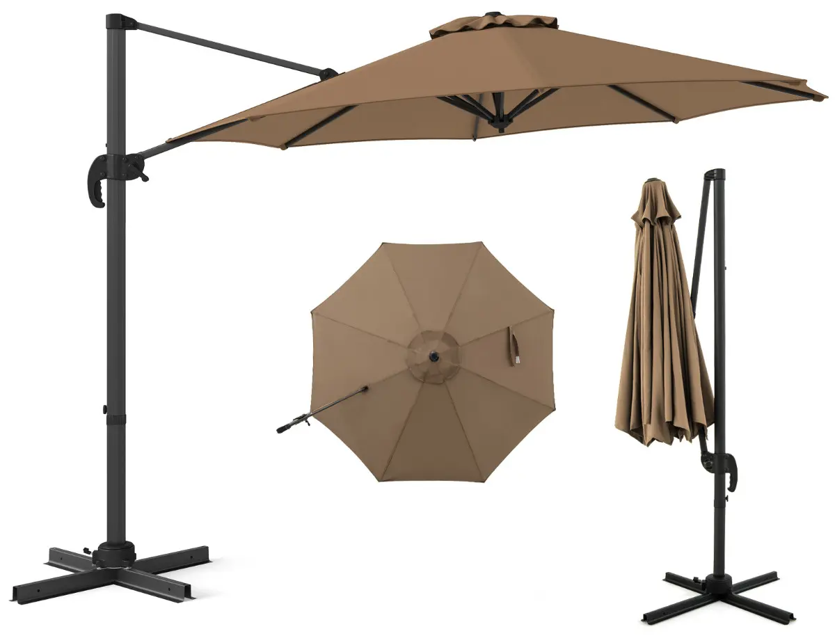 Umbrela de soare Costway NP11552CF (Brown) - 2