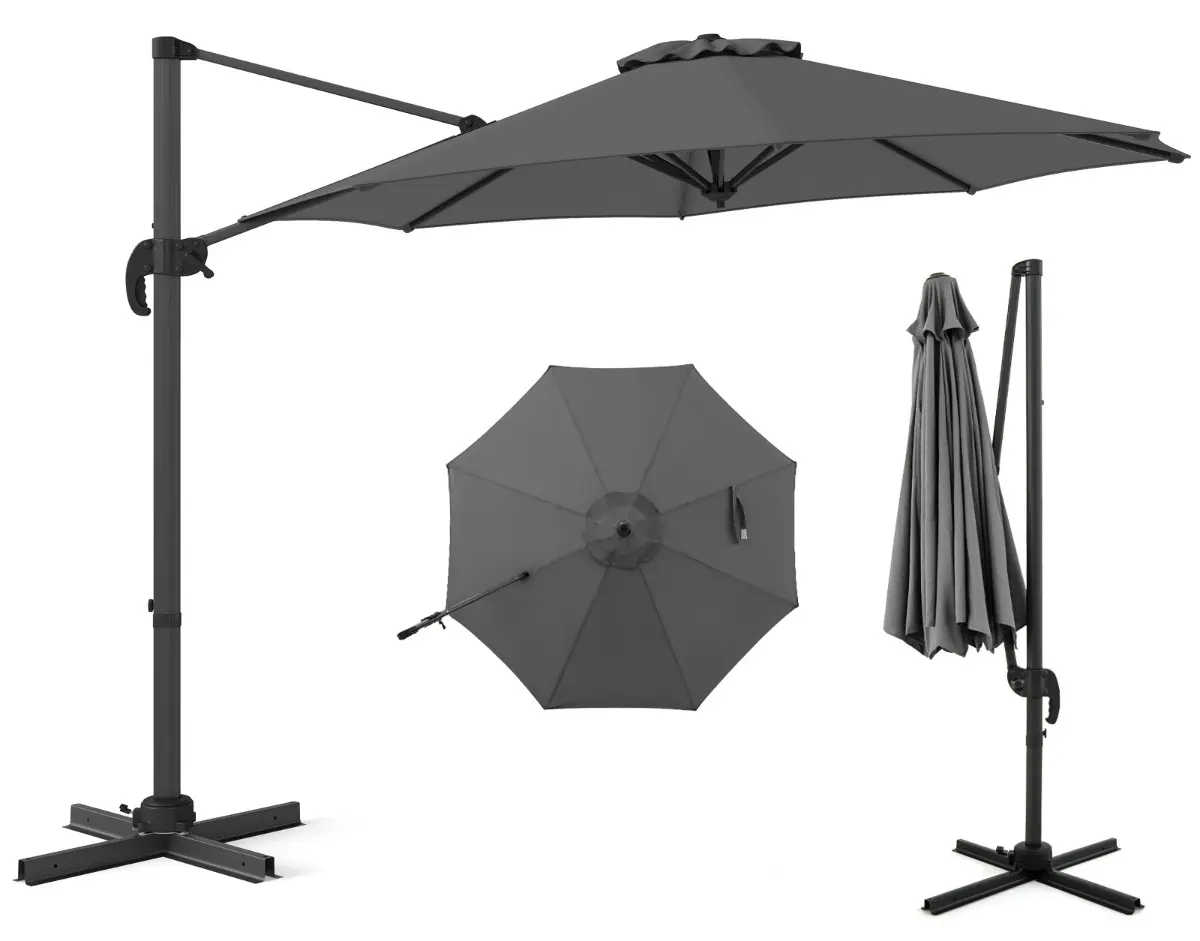 Umbrela de soare Costway NP11552GR (Grey) - 2