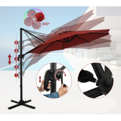 Umbrela de soare Costway NP11552RD (Red) Thumb