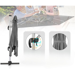 Зонт от солнца Costway NP11584GR (Grey) Thumb