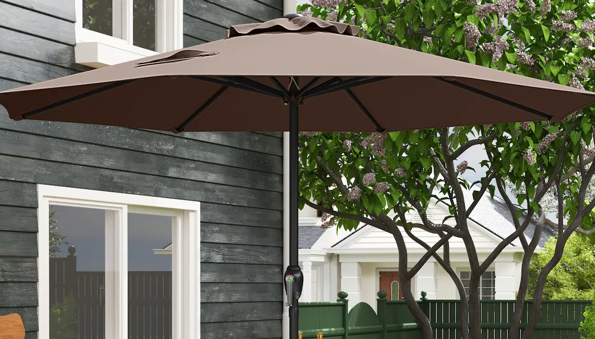 Umbrela de soare Costway NP12130CF (Brown) - 4