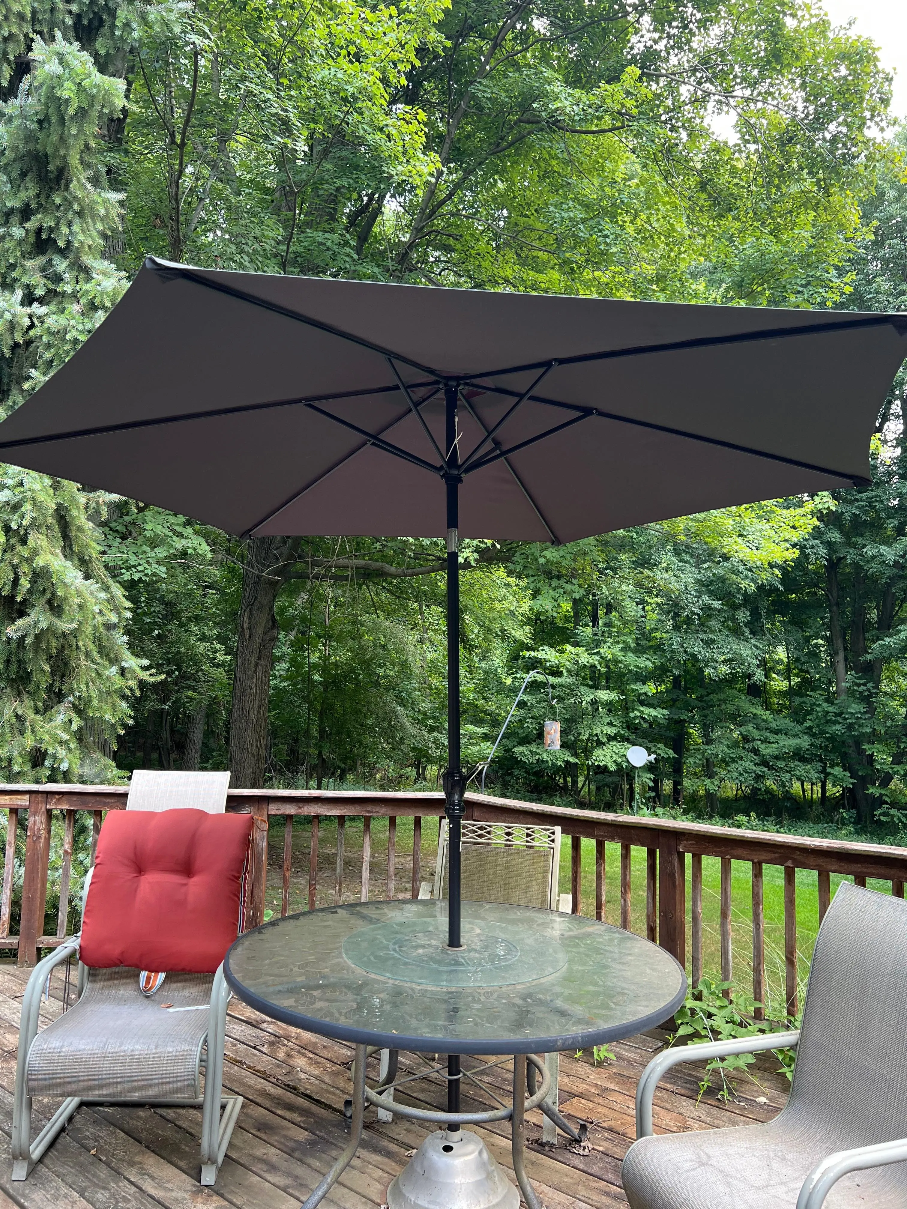 Umbrela de soare Costway NP12130CF (Brown) - 5