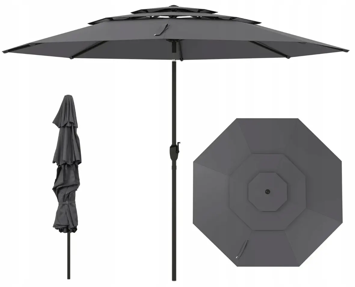 Зонт от солнца Costway NP12191GR (Grey) - 2