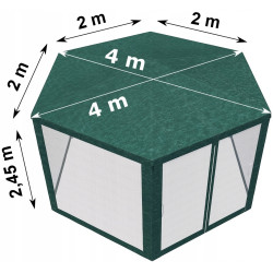 Pavilion de gradina Gotel PA5 (Green) Thumb