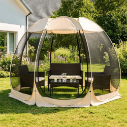 Шатёр-палатка Mebel Elite Cama 354cm (Beige/Black) Thumb