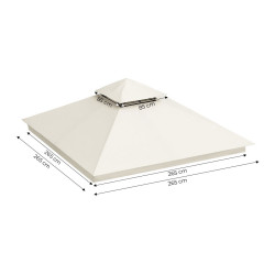 Крыша для для садового павильона MultiGarden 1701-C3X3 (Beige) Thumb