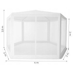 Pavilion de gradina Multi Garden PAW-2X2X2-N-W (White) Thumb