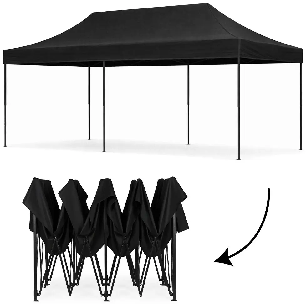 Pavilion de gradina MultiGarden PAW-FGC-3X6-1 3x6 (Black) - 4
