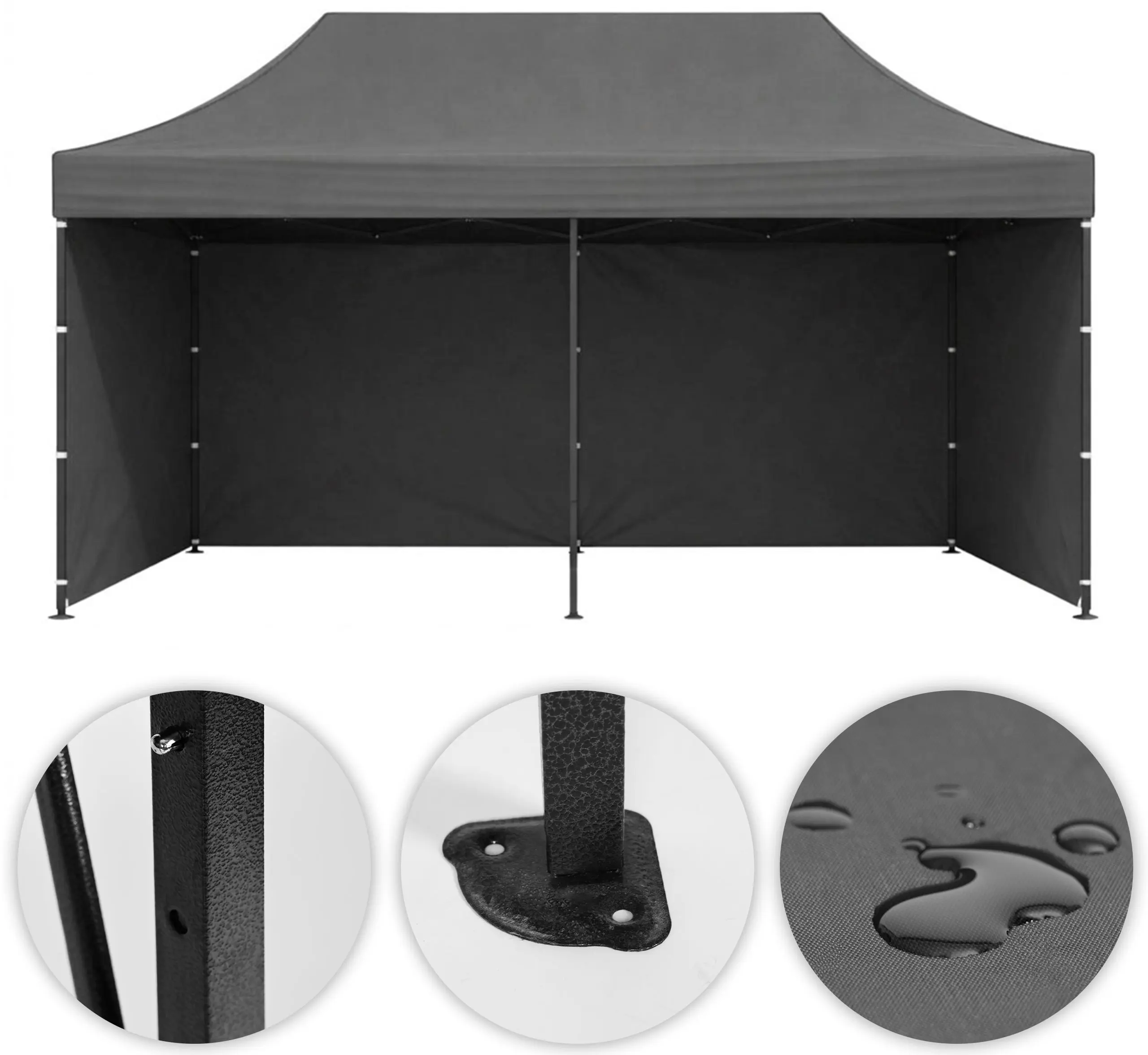 Садовый павильон MultiGarden PAW-FGC-3X6-4 3x6 (Grey) - 5