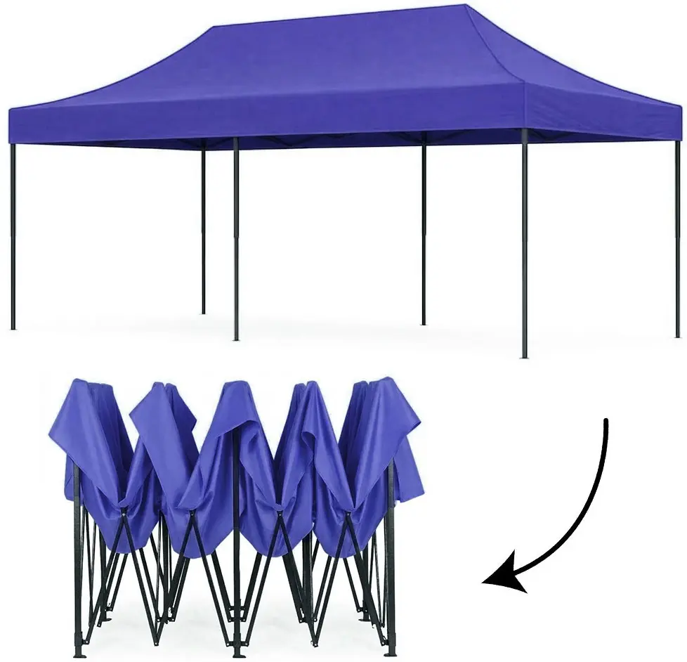 Pavilion de gradina MultiGarden PAW-FGC-3X6-8 3x6 (Blue) - 3