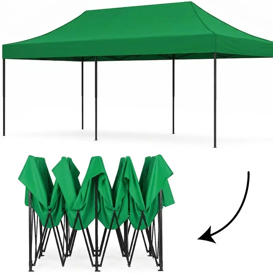 Pavilion de gradina MultiGarden PAW-FGC-3X6-9 3x6 (Green) - 4