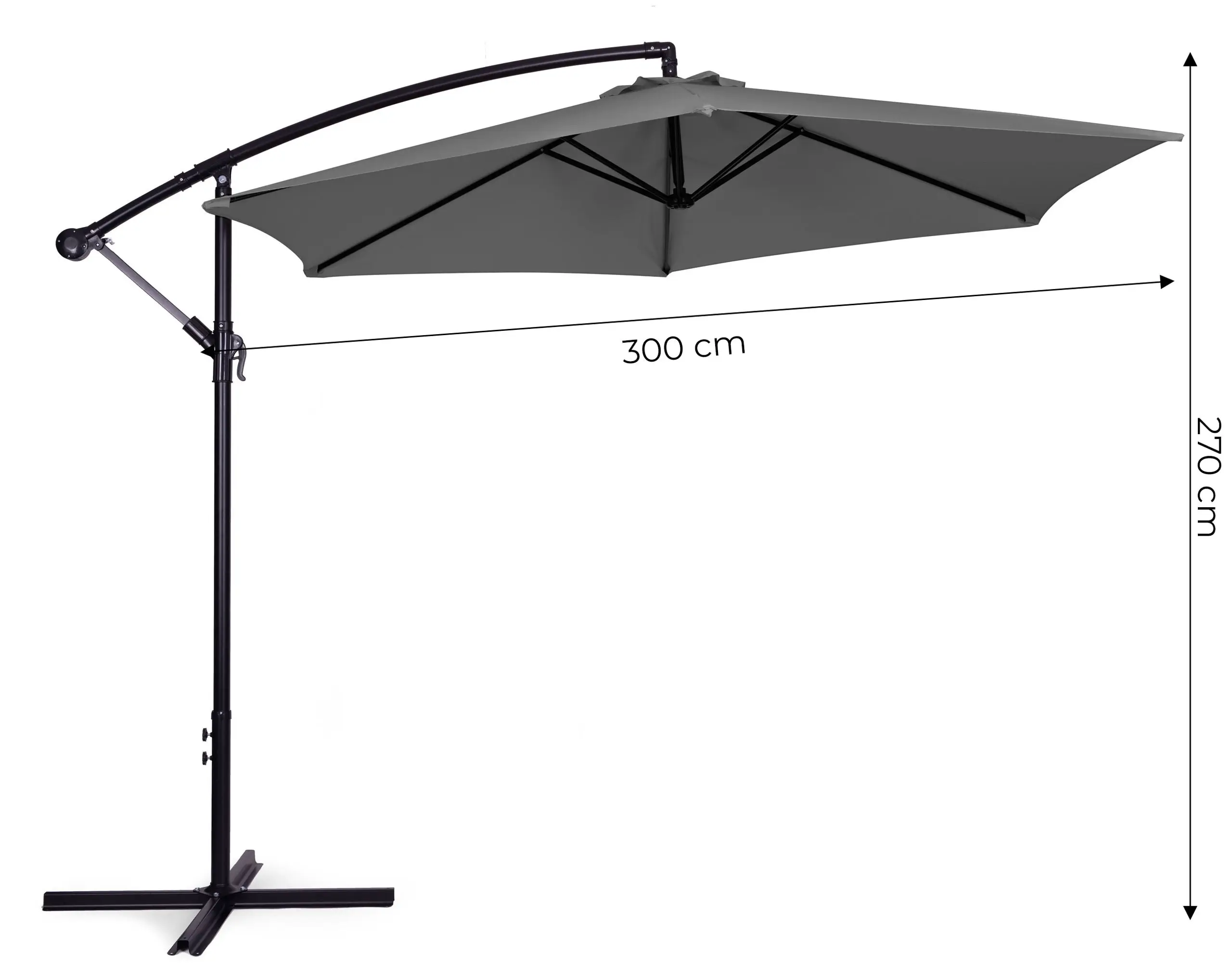 Umbrela pentru terasa Multi Garden XS-UMS021 (Grey) - 6
