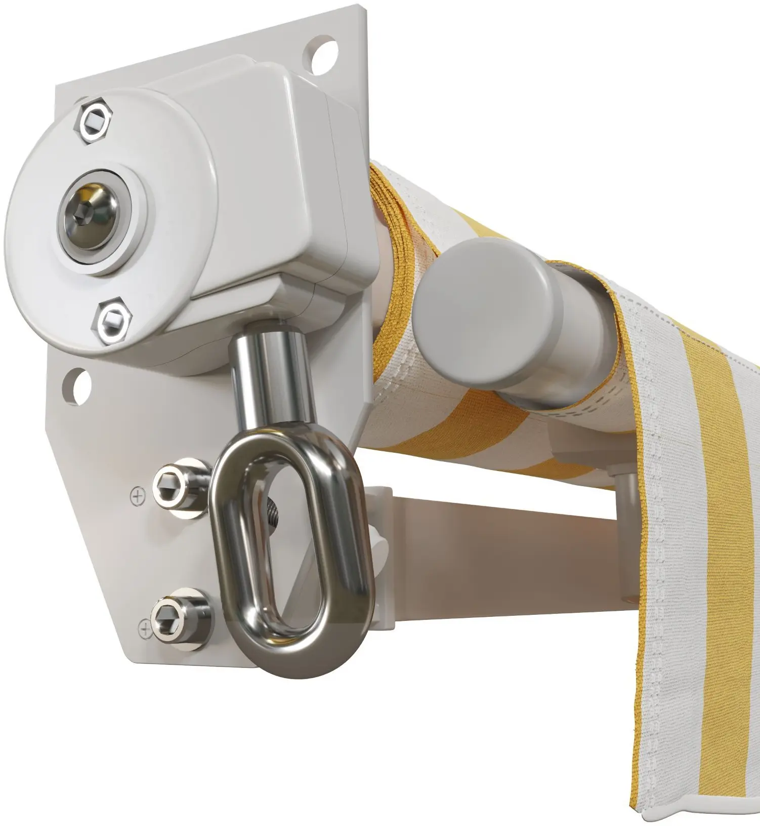 Copertina retractabila Naterial 2.5x2m (White/Yellow) - 4