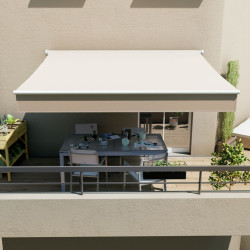 Copertina retractabila Naterial Calima 2.95x2m (Beige) Thumb