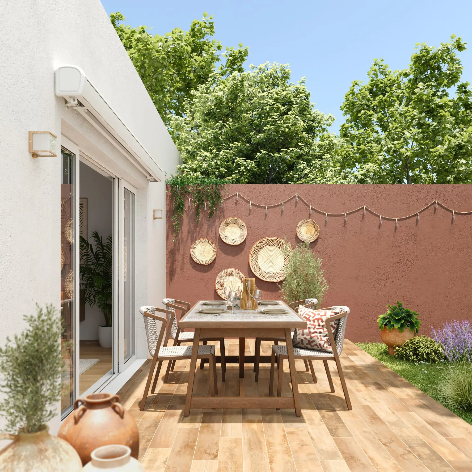 Copertina retractabila Naterial Zefir 2.95x2.5m (Brown) - 7