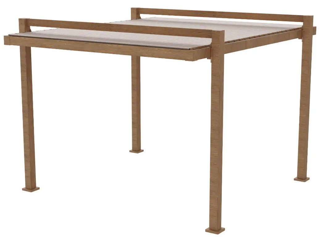 Пергола Naterial Clima Odyssea 3.58x3.2 (Brown) - 2