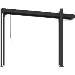 Пергола Naterial Clima Odyssea 3.8x3.19m (Anthracite) Thumb