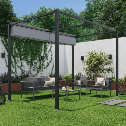 Pergola Naterial Horali 2.97x1.99m (Grey) Thumb