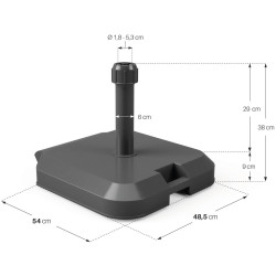 Подставка для зонта Naterial 54x48.5cm (Anthracite) Thumb
