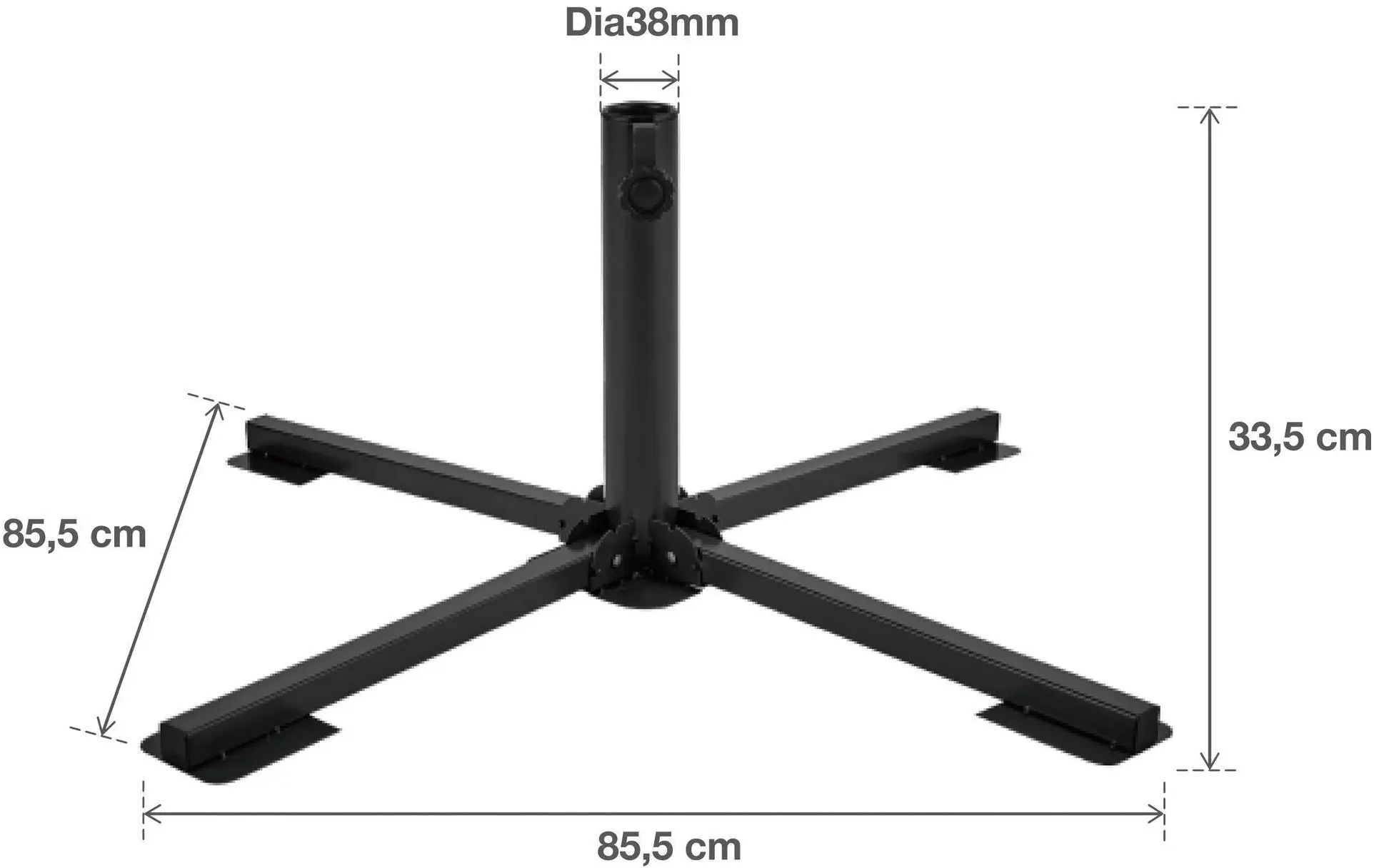 Подставка для зонта Naterial 85.5x85.5cm (Anthracite) - 7
