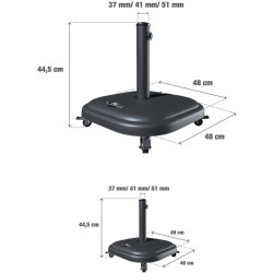 Подставка для зонта Naterial Rolix 48x48cm (Anthracite) Thumb