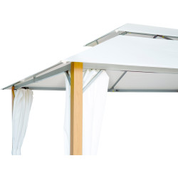 Pavilion de gradina Naterial Agora 4x3m (White) Thumb