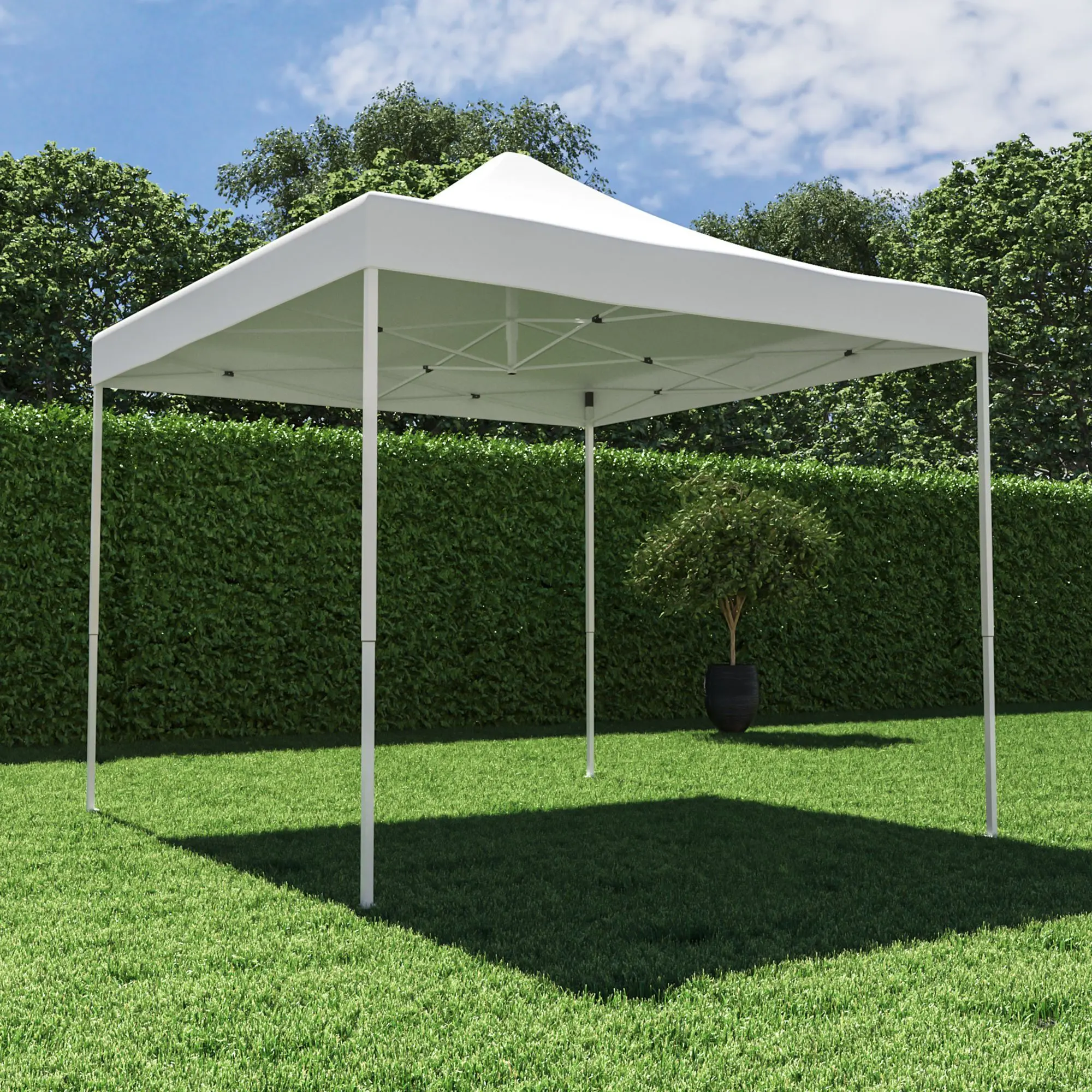 Садовый павильон Naterial Bora 2.95x2.95m (White) - 7