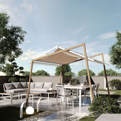 Садовый павильон Naterial Oxia 4x3m (Beige) Thumb