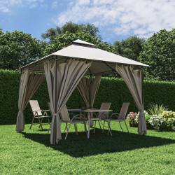 Pavilion de gradina Naterial Oxis 3.01х3.01m (Beige) Thumb