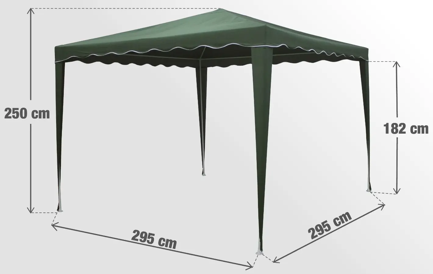 Садовый павильон Naterial Pico 2.95х2.95m (Green) - 2