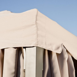 Pavilion de gradina Naterial Ysisi 4x3m (Beige) Thumb