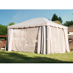 Pavilion de gradina Naterial Ysisi 4x3m (Beige) Thumb