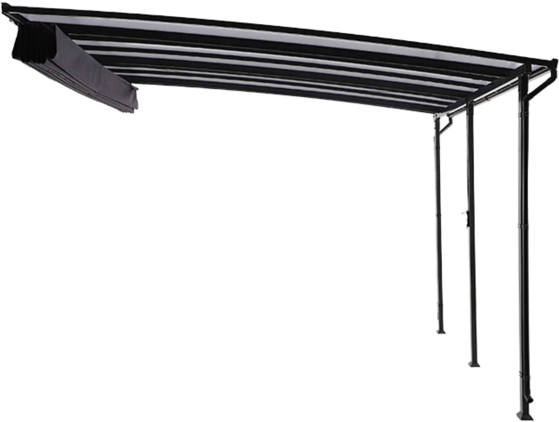 Садовый павильон пристенный Naterial Yena 4x3.5m (Anthracite) - 2