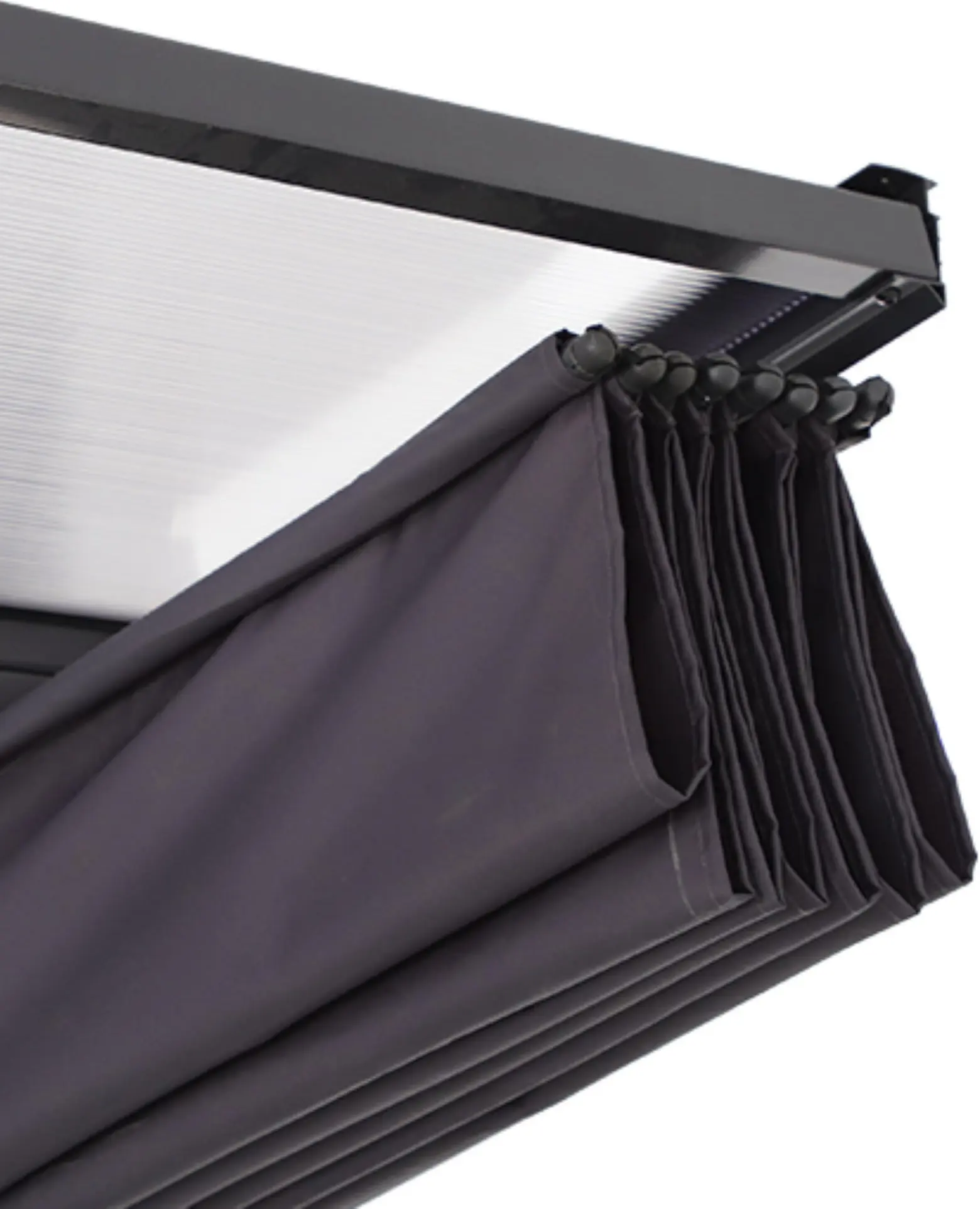 Садовый павильон пристенный Naterial Yena 4x3.5m (Anthracite) - 3