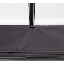 Садовый павильон пристенный Naterial Yena 4x3.5m (Anthracite) Thumb