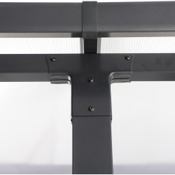 Садовый павильон пристенный Naterial Yena 4x3.5m (Anthracite) Thumb