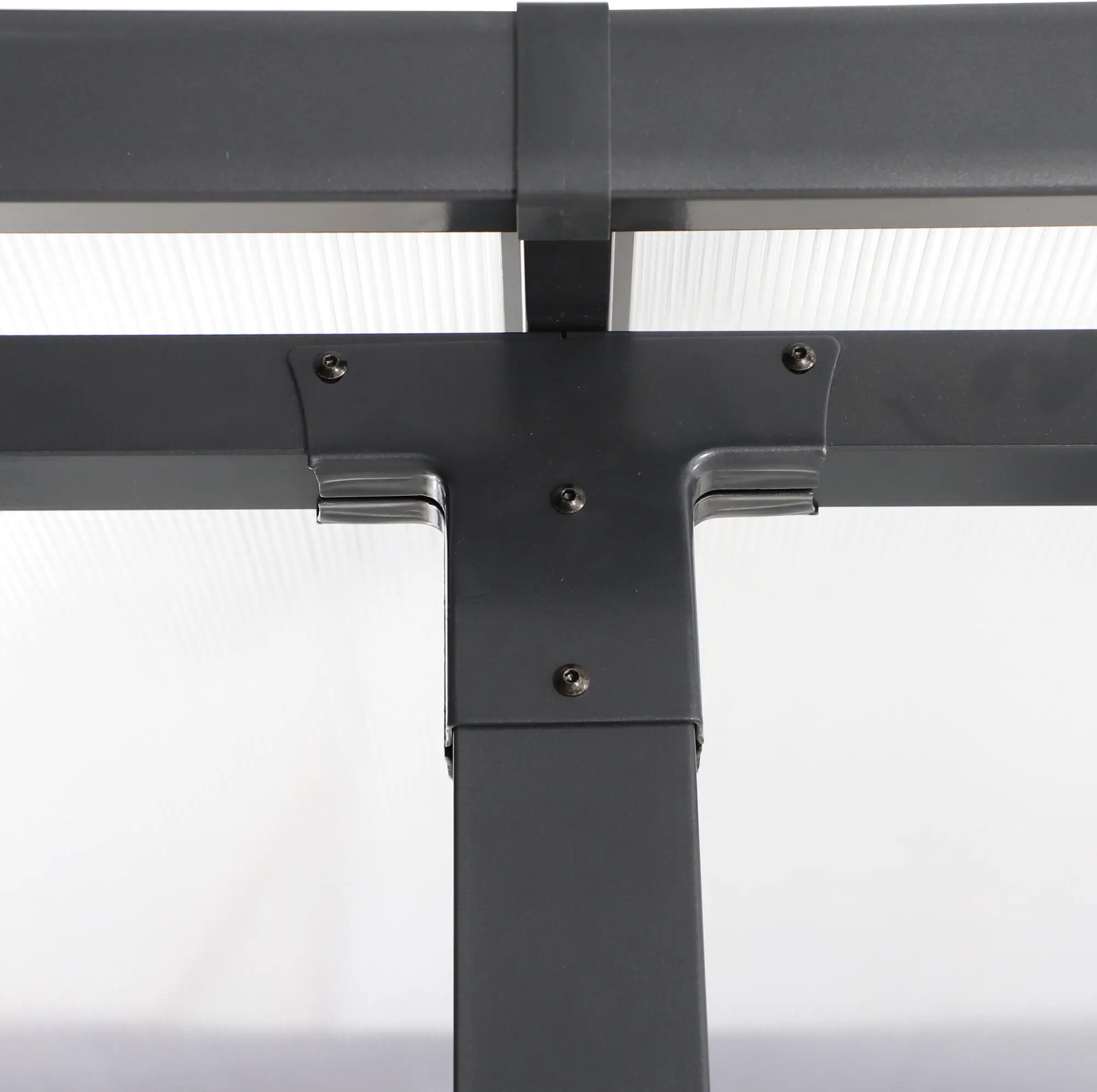 Садовый павильон пристенный Naterial Yena 4x3.5m (Anthracite) - 5