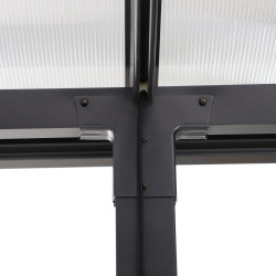 Садовый павильон пристенный Naterial Yena 4x3.5m (Anthracite) Thumb
