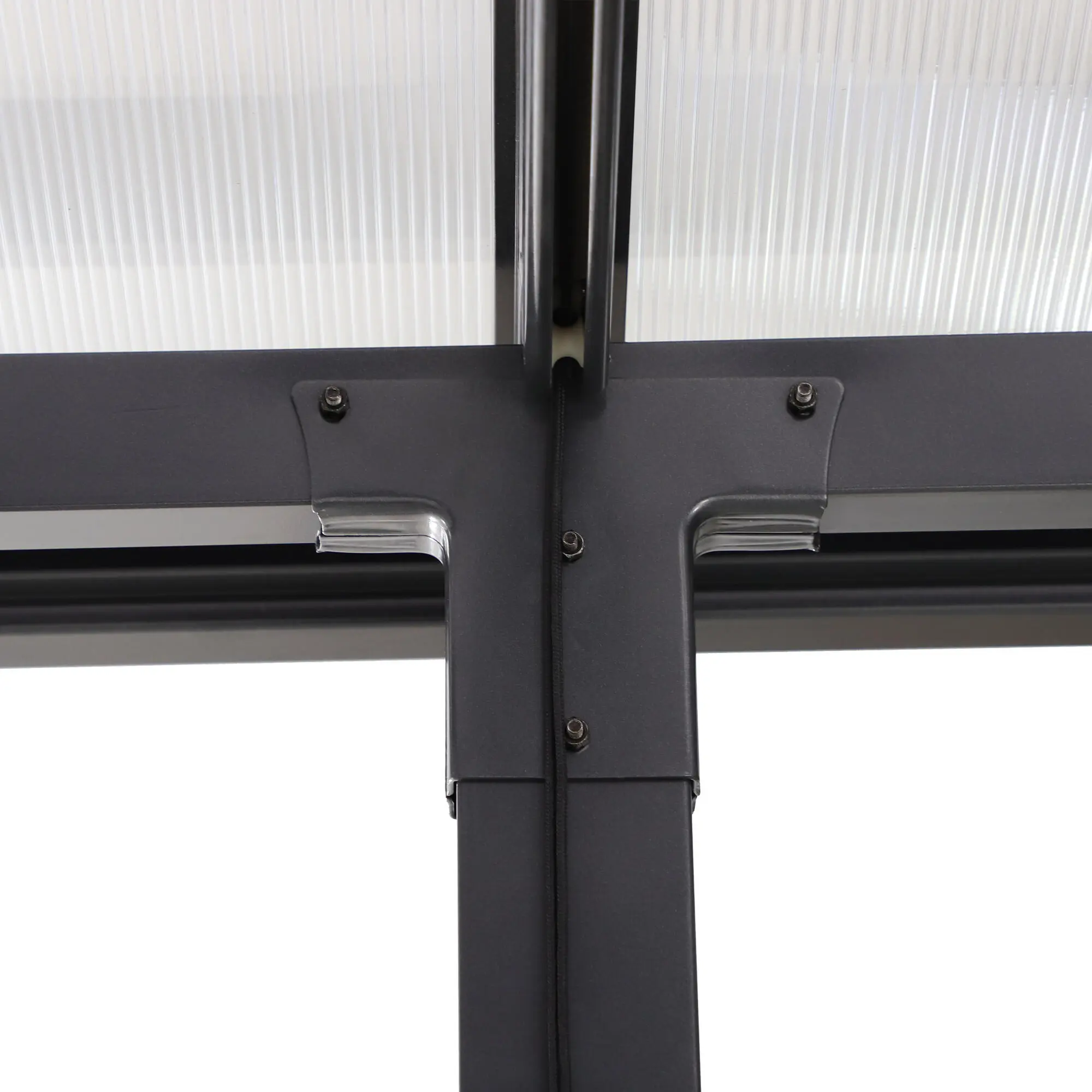 Садовый павильон пристенный Naterial Yena 4x3.5m (Anthracite) - 6