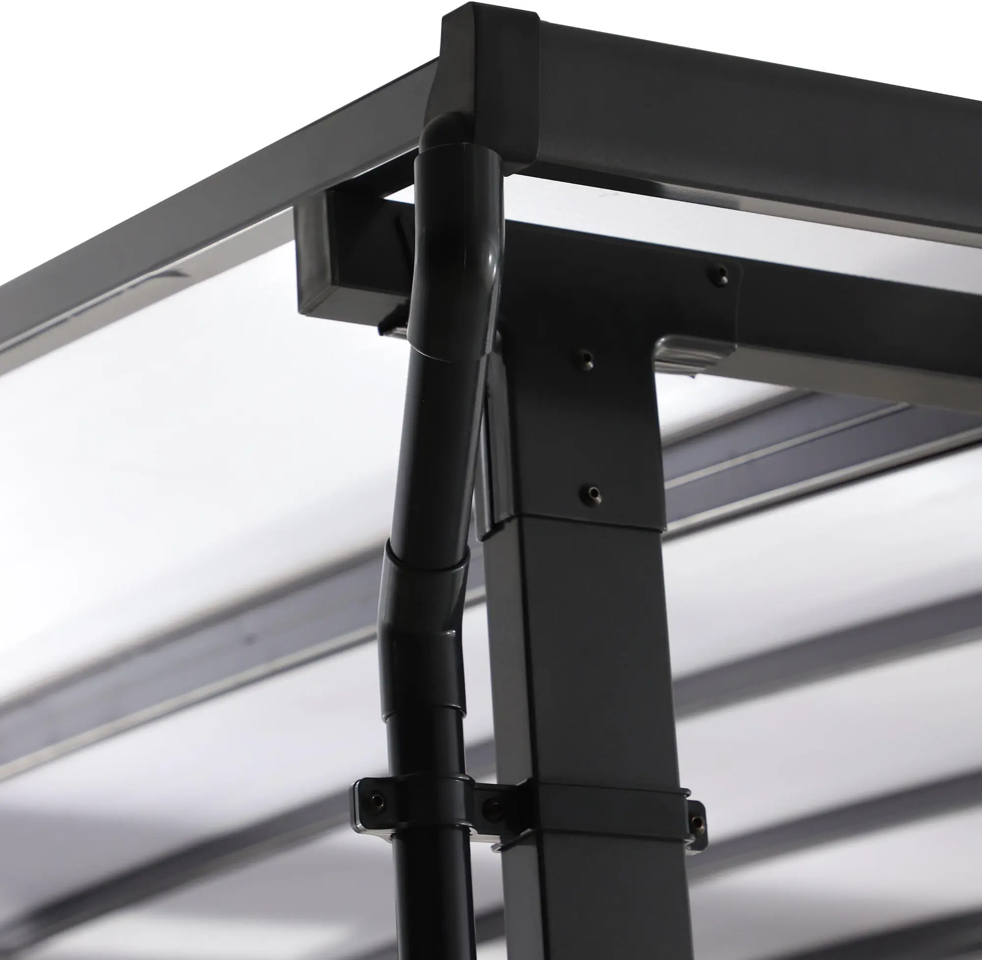 Садовый павильон пристенный Naterial Yena 4x3.5m (Anthracite) - 7