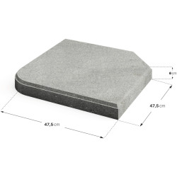 Greutate pentru umbrela Naterial 25kg (Gray) Thumb
