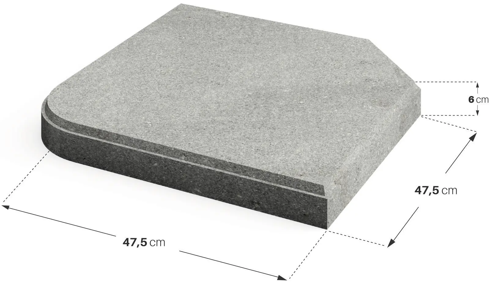 Greutate pentru umbrela Naterial 25kg (Gray) - 5