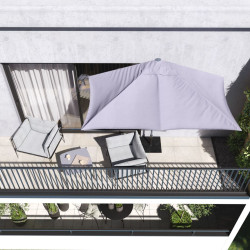 Зонт от солнца Naterial Areka 262x135cm (Grey) Thumb